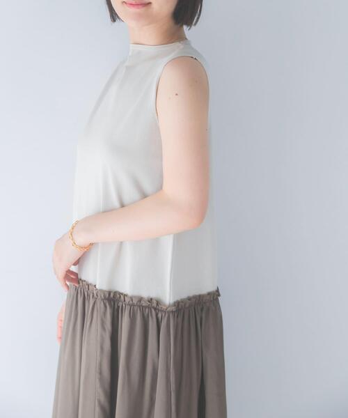 URBAN RESEARCH ROSSO WOMEN(アーバンリサーチ ロッソ)の「ドッキングストレートワンピース(ワンピース・レディース・ブラック/ホワイト系その他・FREE)」の15枚目の写真