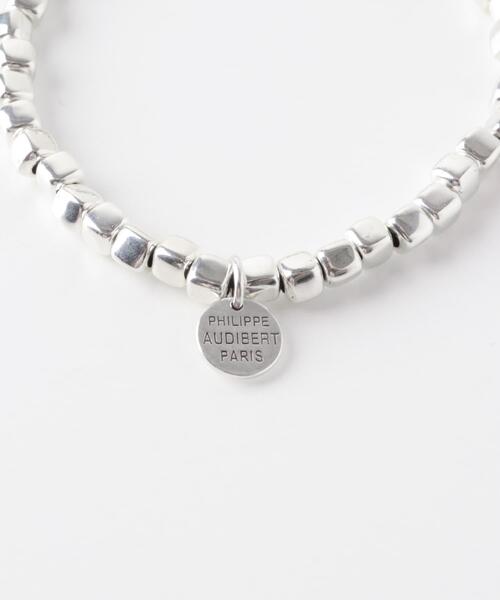 PHILIPPE AUDIBERT(フィリップ オーディベール)の「PHILIPPE AUDIBERT SQUARE BRACELET(ブレスレット・レディース・シルバー・-)」の5枚目の写真
