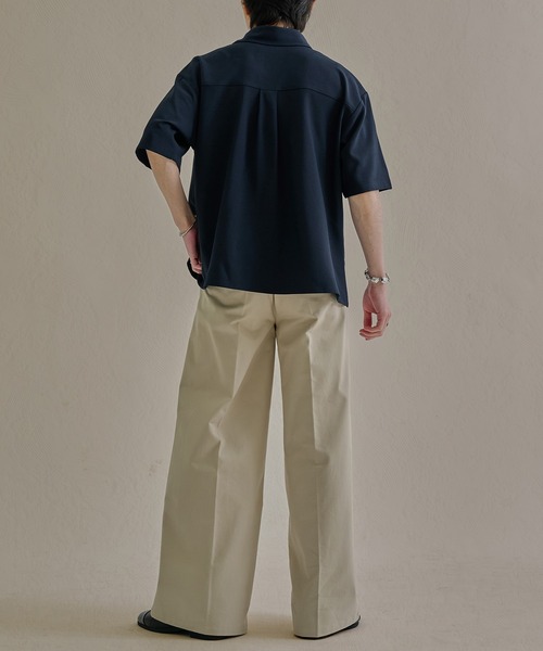 epnok(エプノック)の「2タックワイドストレートバギーチノパンツ(スラックス・メンズ・カーキ/ベージュ/オフホワイト・SMALL/LARGE/MEDIUM)」の10枚目の写真