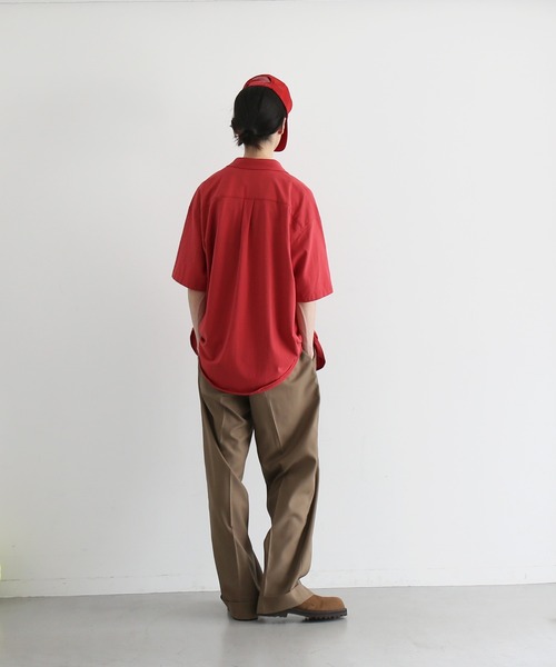 KAIKO(カイコー)の「KAIKO Wool wide slacks(スラックス・メンズ・ブラック/ライトブラウン・0/1/2)」の6枚目の写真