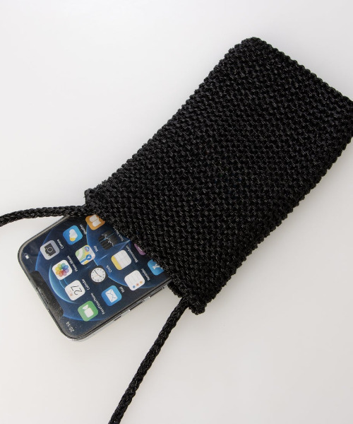 cache cache(カシュ カシュ)の「カシュカシュ cachecache / メタリックニットスマホショルダーバッグ(ショルダーバッグ・レディース・シルバー/ブラウン/ブラック/ゴールド・FREE)」の10枚目の写真