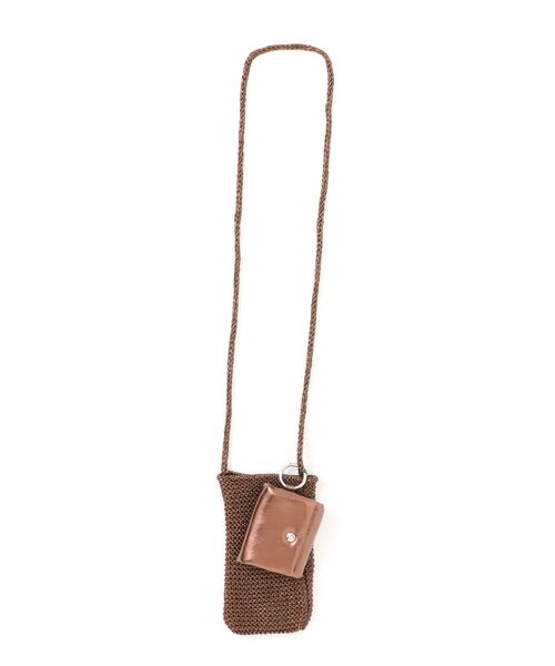 cache cache(カシュ カシュ)の「カシュカシュ cachecache / メタリックニットスマホショルダーバッグ(ショルダーバッグ・レディース・シルバー/ブラウン/ブラック/ゴールド・FREE)」の19枚目の写真