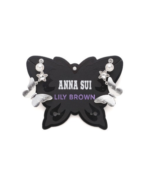 ANNA SUI（アナスイ）の「【LILY BROWN×ANNA SUI】バタフライスターピアス（ピアス（両耳用）・レディース・シルバー/ゴールド・FREE）」の12枚目の写真