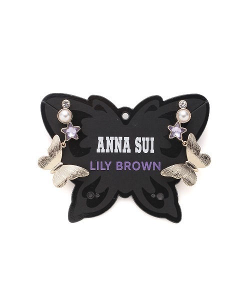 ANNA SUI（アナスイ）の「【LILY BROWN×ANNA SUI】バタフライスターピアス（ピアス（両耳用）・レディース・シルバー/ゴールド・FREE）」の7枚目の写真