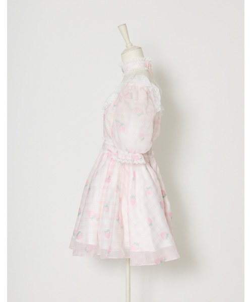 Fiorforte(フィオルフォルテ)の「baby doll onepiece(ワンピース・レディース・ピンク/ホワイト/チェック・FREE)」の8枚目の写真