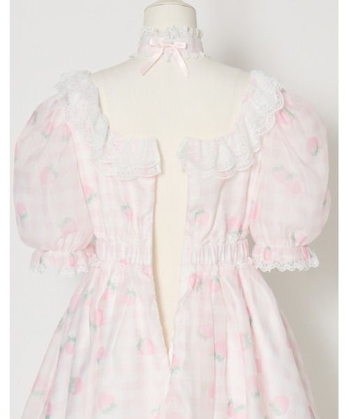 Fiorforte(フィオルフォルテ)の「baby doll onepiece(ワンピース・レディース・ピンク/ホワイト/チェック・FREE)」の15枚目の写真