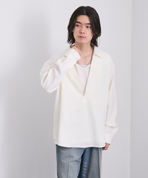 EMMA CLOTHES(エマクローズ)の「ステンレスチェーンネックレス(サージカルステンレス304)(ネックレス・メンズ・シルバー・FREE)」の7枚目の写真