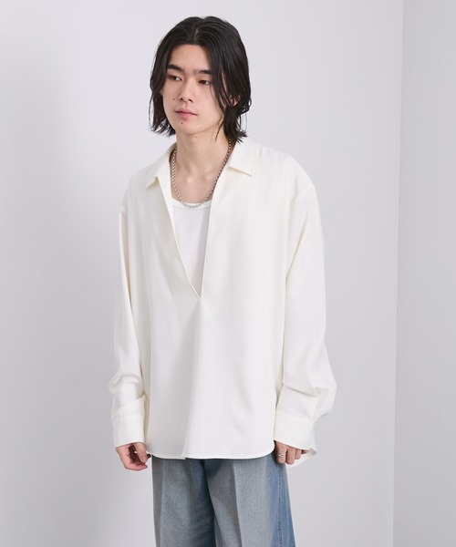 EMMA CLOTHES(エマクローズ)の「ステンレスチェーンネックレス(サージカルステンレス304)(ネックレス・メンズ・シルバー・FREE)」の8枚目の写真