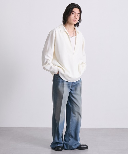 EMMA CLOTHES(エマクローズ)の「ステンレスチェーンネックレス(サージカルステンレス304)(ネックレス・メンズ・シルバー・FREE)」の10枚目の写真