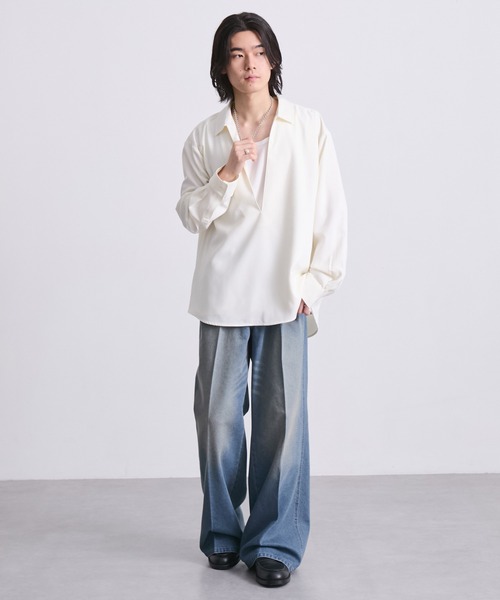 EMMA CLOTHES(エマクローズ)の「ステンレスチェーンネックレス(サージカルステンレス304)(ネックレス・メンズ・シルバー・FREE)」の11枚目の写真