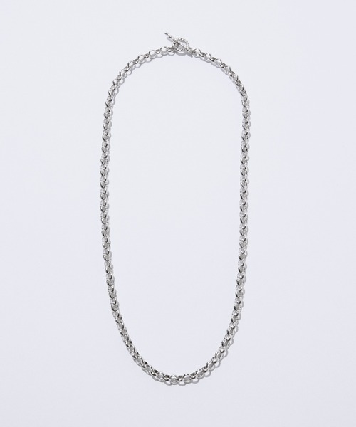 EMMA CLOTHES(エマクローズ)の「ステンレスチェーンネックレス(サージカルステンレス304)(ネックレス・メンズ・シルバー・FREE)」の12枚目の写真