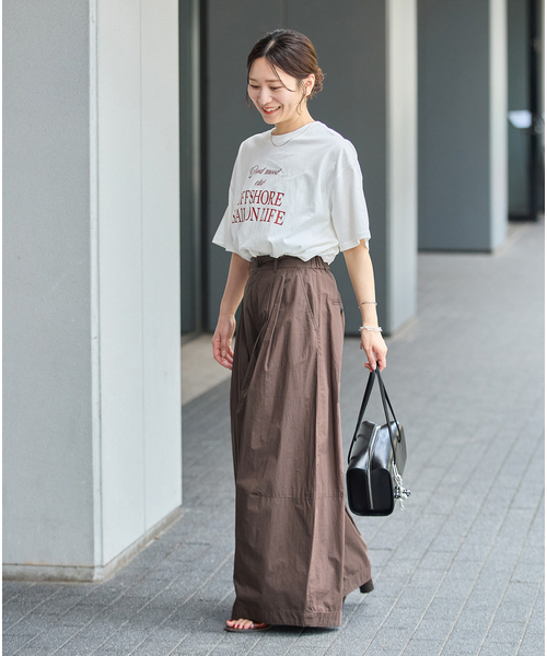 JOURNAL STANDARD(ジャーナルスタンダード)の「50コットンスーパーワイドコクーン パンツ(その他パンツ・レディース・グレー/ブラウン・38/36)」の11枚目の写真