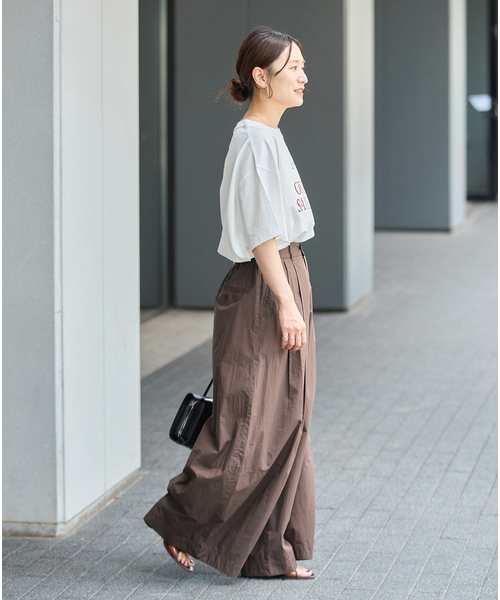 JOURNAL STANDARD(ジャーナルスタンダード)の「50コットンスーパーワイドコクーン パンツ(その他パンツ・レディース・グレー/ブラウン・38/36)」の12枚目の写真