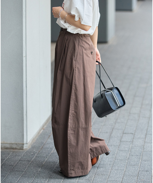 JOURNAL STANDARD(ジャーナルスタンダード)の「50コットンスーパーワイドコクーン パンツ(その他パンツ・レディース・グレー/ブラウン・38/36)」の14枚目の写真