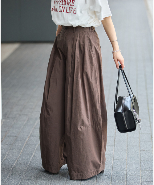 JOURNAL STANDARD(ジャーナルスタンダード)の「50コットンスーパーワイドコクーン パンツ(その他パンツ・レディース・グレー/ブラウン・38/36)」の15枚目の写真