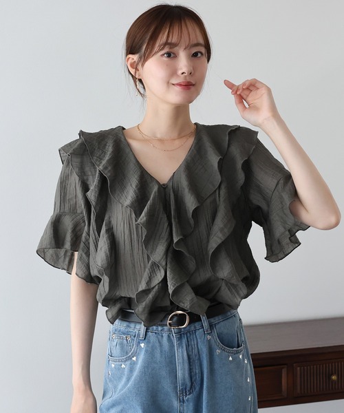 Shear левый full blouse (шифоновая блуза)