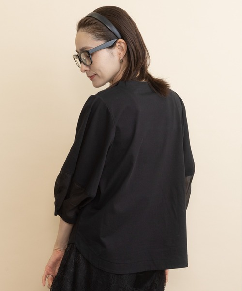 lodie(ロディ)の「”No 92" ロゴモチーフデザインT(Tシャツ/カットソー・レディース・ベージュ/チャコールグレー/ブラック・FREE)」の12枚目の写真
