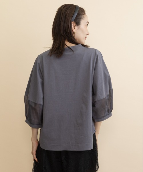 lodie(ロディ)の「”No 92" ロゴモチーフデザインT(Tシャツ/カットソー・レディース・ベージュ/チャコールグレー/ブラック・FREE)」の19枚目の写真