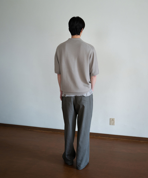 BLANKROOM(ブランクルーム)の「トレンポロニット_WASHED BEIGE(ニット/セーター・メンズ・その他・3/4/1/2)」の4枚目の写真