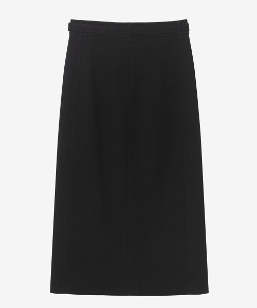 MIND BRIDGE WOMEN（マインドブリッジウーマン）の「[COUTURE]Hラインベルト付きスリットスカート - 2カラー（スカート・レディース・ブラック/チャコール・55/66）」の10枚目の写真