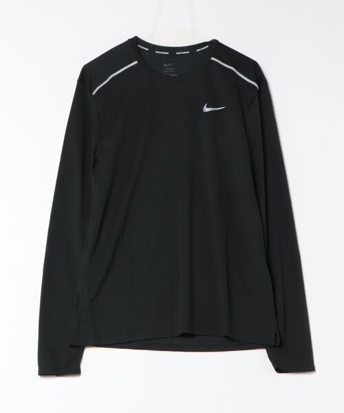 NIKE(ナイキ)の「《NIKEアパレル》AS M NK DF UV MILER LS TOP(Tシャツ/カットソー・メンズ・ブラック/ホワイト・XL/S/M/L/2XL)」の1枚目の写真