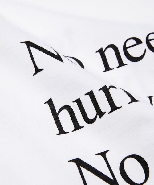 TANGTANG(タンタン)の「PROVERB/NO NEED(Tシャツ/カットソー・メンズ・ホワイト・M/L)」の4枚目の写真
