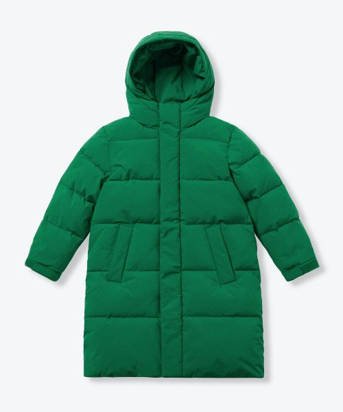 MUSINSA STANDARD KIDS（ムシンサスタンダードキッズ）の「デイリープファー ロングダウンパーカー [アイリッシュグリーン]（ブルゾン・レディース・その他・130/100/150/140/110/120）」の10枚目の写真
