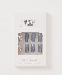 almo（アルモ）の「メタリックブルー ネイルチップ(BDS)（ネイルシール/ネイルチップ）」