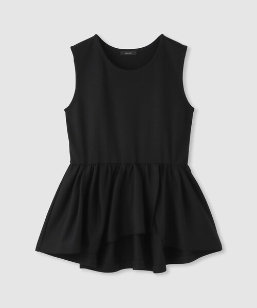 allureville(アルアバイル)の「ポンチペプラムプルオーバー(Tシャツ/カットソー・レディース・ブラック/ブルー/オフホワイト・2)」の8枚目の写真