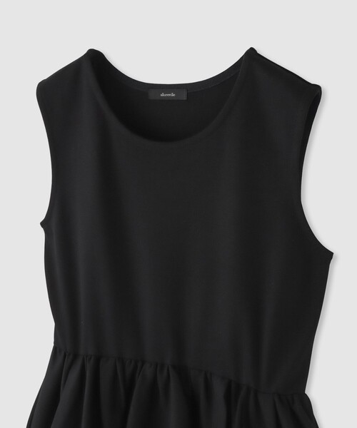 allureville(アルアバイル)の「ポンチペプラムプルオーバー(Tシャツ/カットソー・レディース・ブラック/ブルー/オフホワイト・2)」の10枚目の写真