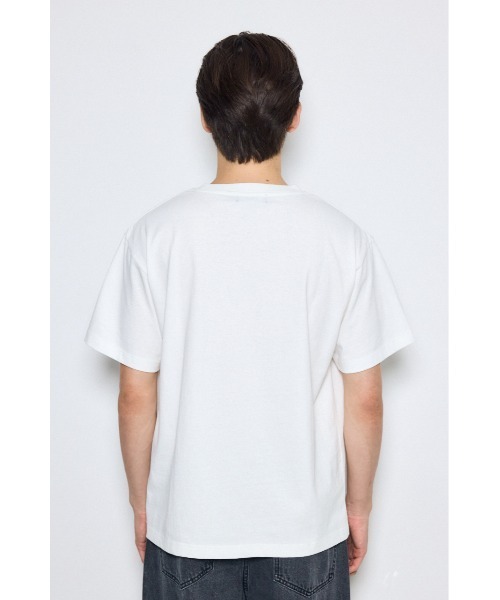 AZUL by moussy(アズールバイマウジー)の「フォトプリント半袖TEE(Tシャツ/カットソー・メンズ・ホワイト/ブラック・MEDIUM/LARGE)」の13枚目の写真