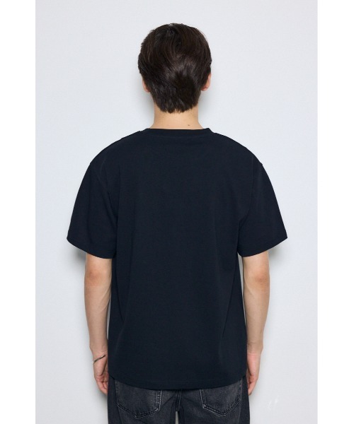 AZUL by moussy(アズールバイマウジー)の「フォトプリント半袖TEE(Tシャツ/カットソー・メンズ・ホワイト/ブラック・MEDIUM/LARGE)」の4枚目の写真