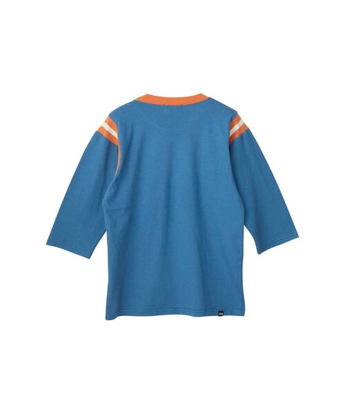 HYSTERIC GLAMOUR（ヒステリックグラマー）の「HYSTERIC ROLLER MANIA GIRL 七分袖Tシャツ（Tシャツ/カットソー・レディース・ホワイト/ブラック/ブルー・FREE）」の5枚目の写真