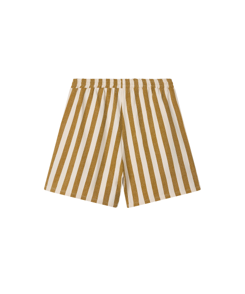 ROLLINGSTUDIOS(ローリングスタジオ)の「COTTON STRIPE SHORTS MUSTARD(その他パンツ・メンズ・Mustard・LARGE/MEDIUM)」の2枚目の写真