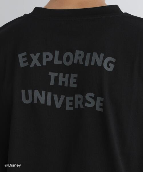 NANO universe(ナノユニバース)の「NANO×DISNEY ミッキーマウス 刺繍Tシャツ(Tシャツ/カットソー・メンズ・ブラック/グレー・M/L)」の3枚目の写真