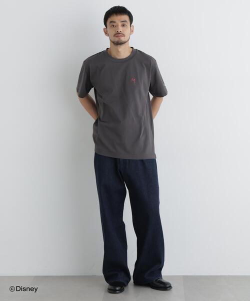 NANO universe(ナノユニバース)の「NANO×DISNEY ミッキーマウス 刺繍Tシャツ(Tシャツ/カットソー・メンズ・ブラック/グレー・M/L)」の21枚目の写真