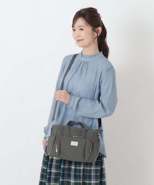 one'sterrace(ワンズテラス)の「anello コリー2WAYミニトート(トートバッグ・レディース・ブラック系8/グレー系4/アイボリー系8・99)」の13枚目の写真