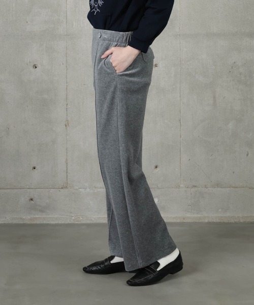 STUDIO PICONE（スタジオピッコーネ）の「ベロアプルオンパンツ（その他パンツ・レディース・グレー/ネイビー/ホワイト・M/L/LL）」の11枚目の写真