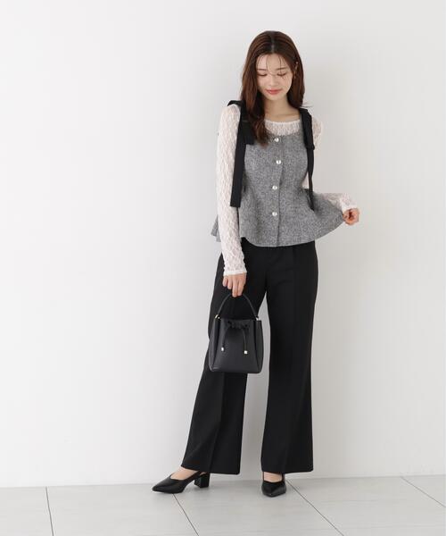 PROPORTION BODY DRESSING(プロポーションボディドレッシング)の「レディーフレアパンツ / 1216230900(その他パンツ・レディース・ブラウン系その他/ブラック・MEDIUM/P/S)」の13枚目の写真