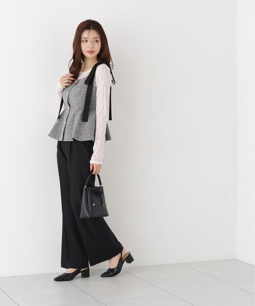 PROPORTION BODY DRESSING(プロポーションボディドレッシング)の「レディーフレアパンツ / 1216230900(その他パンツ・レディース・ブラウン系その他/ブラック・MEDIUM/P/S)」の14枚目の写真
