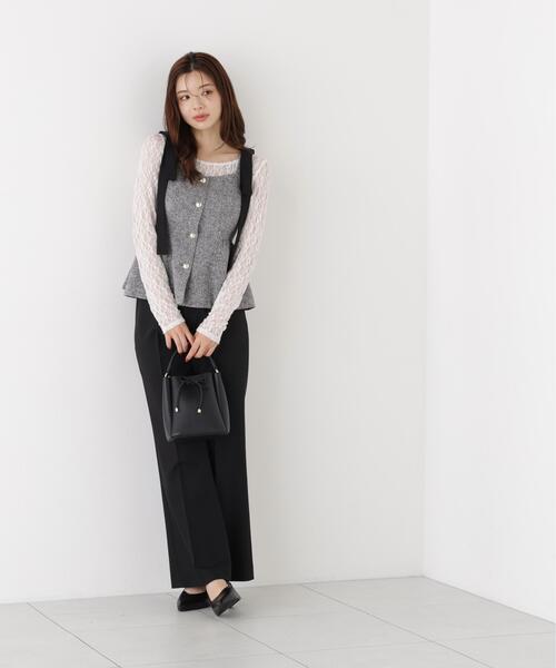 PROPORTION BODY DRESSING(プロポーションボディドレッシング)の「レディーフレアパンツ / 1216230900(その他パンツ・レディース・ブラウン系その他/ブラック・MEDIUM/P/S)」の15枚目の写真