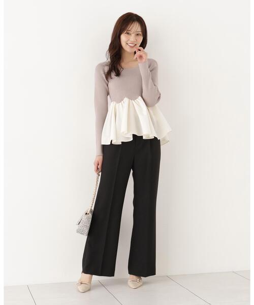 PROPORTION BODY DRESSING(プロポーションボディドレッシング)の「レディーフレアパンツ / 1216230900(その他パンツ・レディース・ブラウン系その他/ブラック・MEDIUM/P/S)」の17枚目の写真
