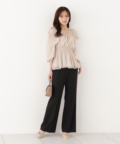 PROPORTION BODY DRESSING(プロポーションボディドレッシング)の「レディーフレアパンツ / 1216230900(その他パンツ・レディース・ブラウン系その他/ブラック・MEDIUM/P/S)」の18枚目の写真