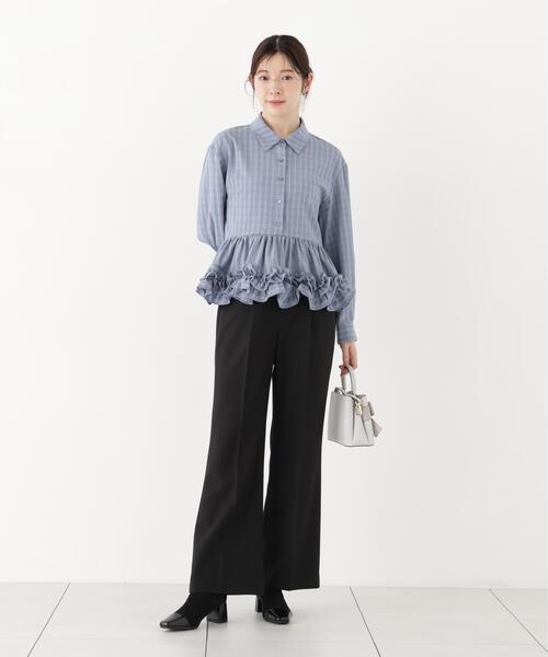 PROPORTION BODY DRESSING(プロポーションボディドレッシング)の「レディーフレアパンツ / 1216230900(その他パンツ・レディース・ブラウン系その他/ブラック・MEDIUM/P/S)」の22枚目の写真
