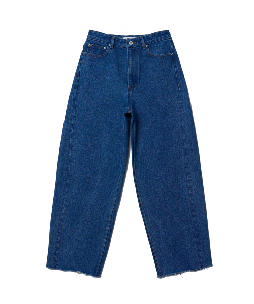 TTUDEMENT（トュードメント）の「BARREL DENIM PANTS_BLUE（デニムパンツ・レディース・その他・SMALL/MEDIUM）」の2枚目の写真