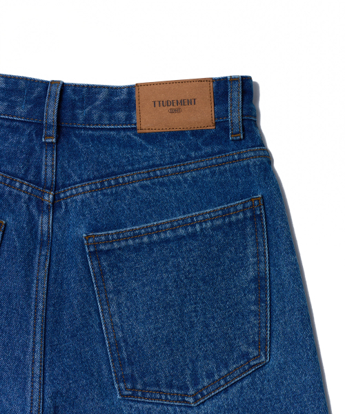 TTUDEMENT（トュードメント）の「BARREL DENIM PANTS_BLUE（デニムパンツ・レディース・その他・SMALL/MEDIUM）」の6枚目の写真