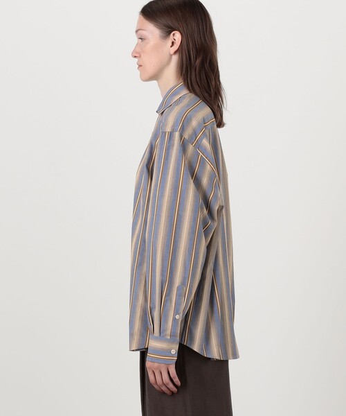 BASERANGE（ベースレンジ）の「BASERANGE CLAUDE シャツ（シャツ/ブラウス・レディース・ブルー系その他・XS）」の4枚目の写真