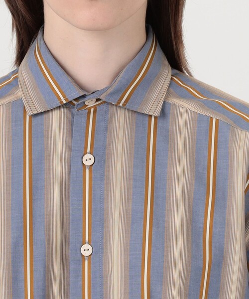 BASERANGE（ベースレンジ）の「BASERANGE CLAUDE シャツ（シャツ/ブラウス・レディース・ブルー系その他・XS）」の6枚目の写真