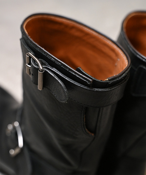 EARLE(アール)の「EARLE アール / Court engineer boots ステアレザーエンジニアブーツ / ER6210(ブーツ・メンズ・ベージュ/ブラック・40/41/42/43)」の9枚目の写真