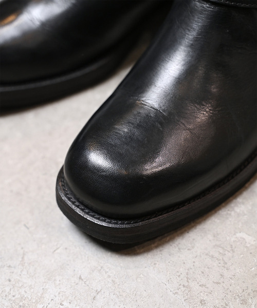 EARLE(アール)の「EARLE アール / Court engineer boots ステアレザーエンジニアブーツ / ER6210(ブーツ・メンズ・ベージュ/ブラック・40/41/42/43)」の10枚目の写真